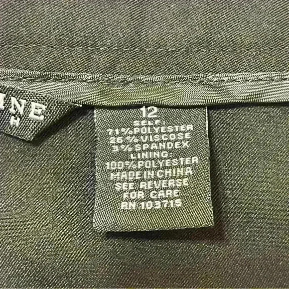 Larry Levine Skirt Womens Size 12 Stretch Layered Side Zip Kick Pleat - Picture 7 of 9